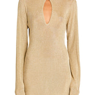 SER.O.YA - Emeri Metallic Knit Mini Dress  - Image 4