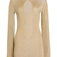 SER.O.YA - Emeri Metallic Knit Mini Dress  - Image 1