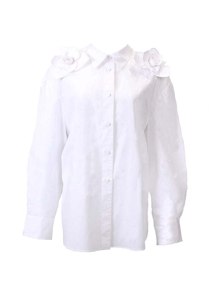Flor shirt with 2 flowers - Image 1